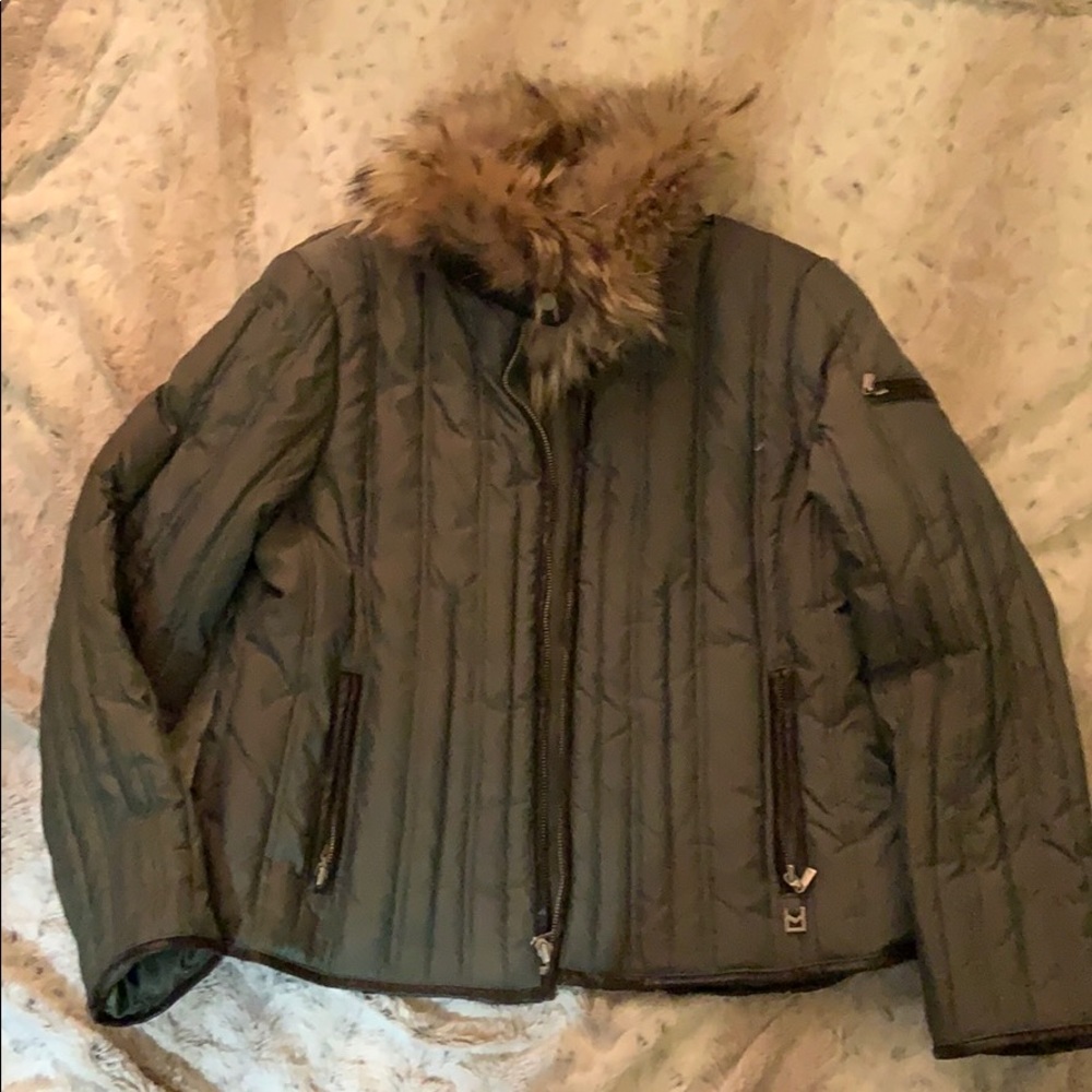 Michael Kors Olive Green Down Jacket XL